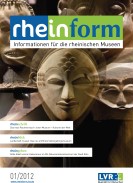 Titelblatt der Zeitschrift "rheinform". Ausgabe 1/2012